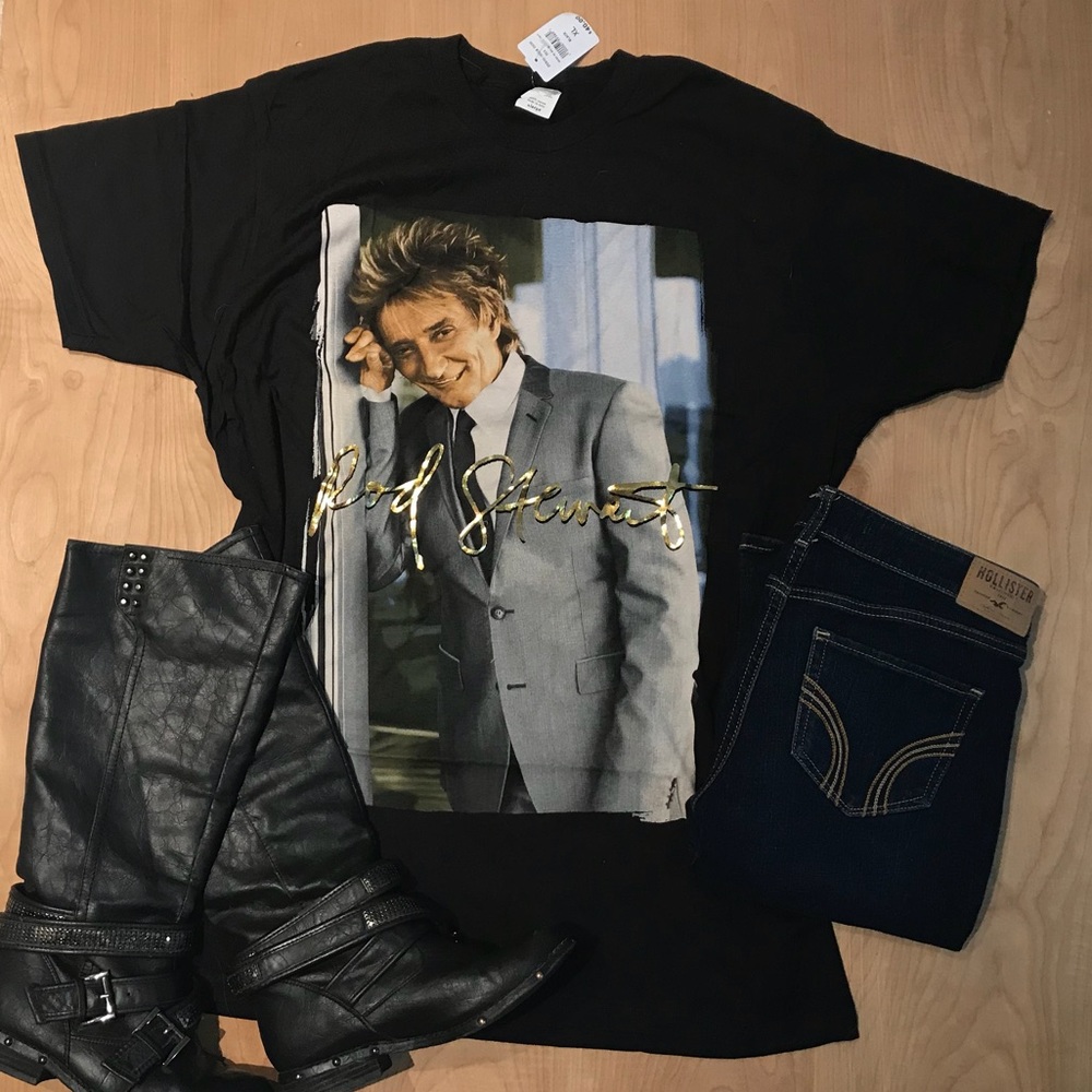 NWT ROD STEWART TEE